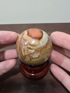 Polychrome Jasper Crystal Sphere 52 mm